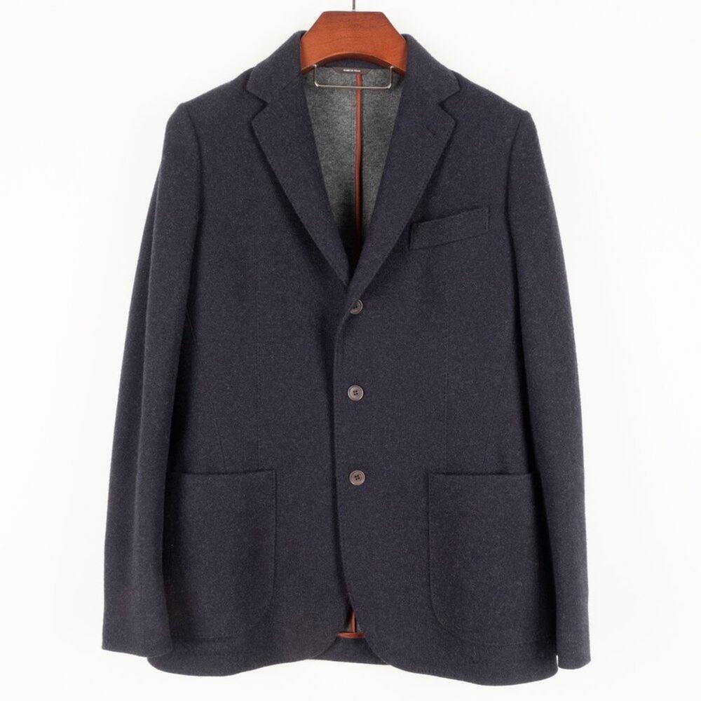 Loro Piana Three-Button Cashmere Blazer Men's 48 (Medium) Dark Gray